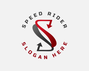 Speed Arrow Letter S  logo design