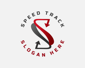 Speed Arrow Letter S  logo design