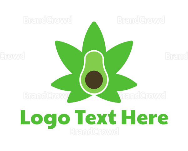 Green Avocado Cannabis Logo