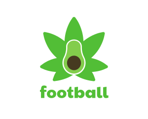 Green Avocado Cannabis Logo