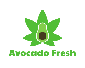 Avocado - Green Avocado Cannabis logo design