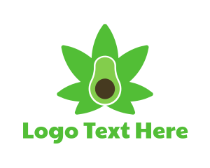 Green Avocado Cannabis Logo