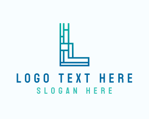 Outline - Generic Tech Letter L logo design