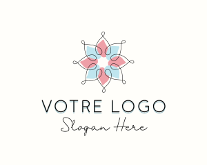 Relax - Beauty Spa Flower logo design