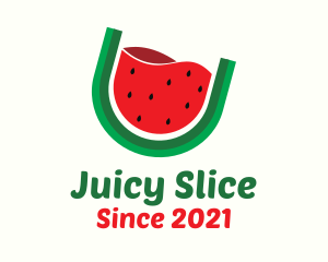 Watermelon - Watermelon Fruit Drink logo design