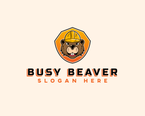 Beaver Shield Construction logo design