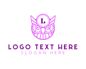 Hooter - Owl Nocturnal Bird logo design