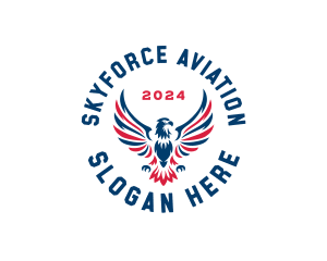 Patriotic Eagle Aviation logo design