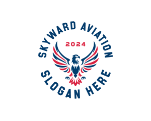 Patriotic Eagle Aviation logo design