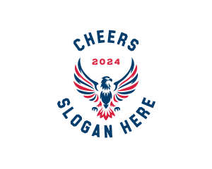 United States - Patriotic Eagle Aviation logo design