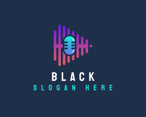 Streaming - Podcast Media Studio logo design