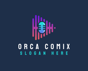 Singer - Podcast Media Studio logo design