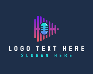 Singer - Podcast Media Studio logo design