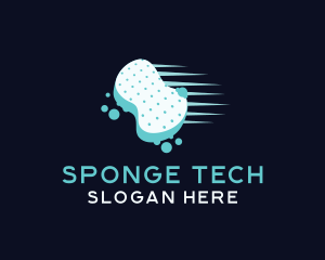 Sponge - Bubble Sponge Cleaning logo design