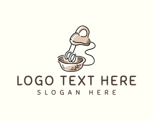 Restaurant - Whisk Mixer Baking logo design