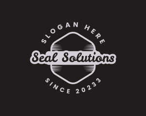 Seal - Cursive Business Seal logo design