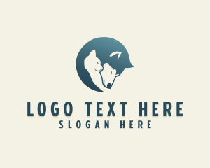 Cat - Cat Dog Veterinary logo design