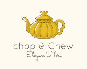 Sweet - Royal Gold Teapot logo design