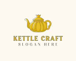Kettle - Royal Gold Teapot logo design