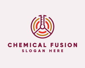 Chemistry - Chemistry Temperature Target logo design