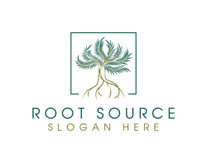 Root - Nature Park Tree logo design