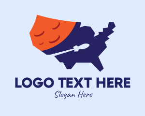 Outer Space - American Space Exploration logo design