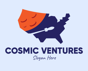 Space - American Space Exploration logo design