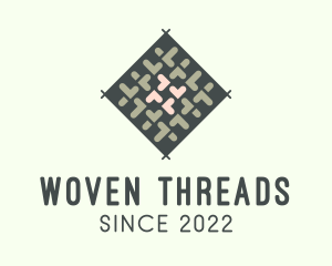 Woven Handcrafted Heart logo design