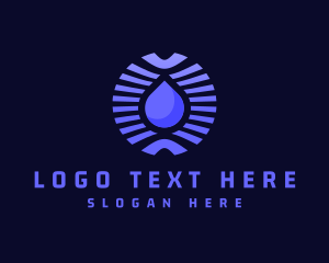 Extract - Natural Water Droplet logo design