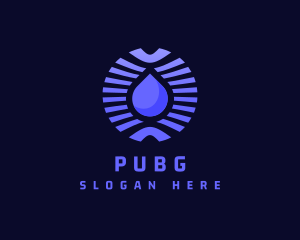 Liquid - Natural Water Droplet logo design