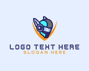 Gaming - Cyber Robotic Avatar logo design