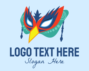 Lgbt - Festive Bird Mask logo design