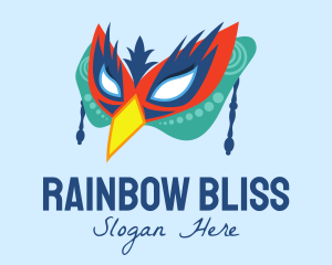 Lgbtq - Festive Bird Mask logo design