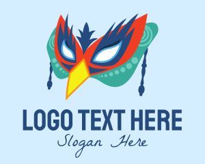 Lgbtq - Festive Bird Mask logo design