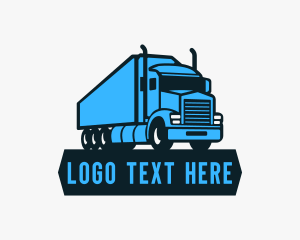 Transportation - Trucking Freight Cargo Mover logo design