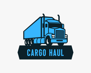 Trucking Freight Cargo Mover logo design