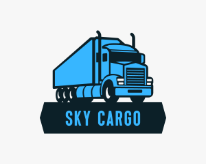 Trucking Freight Cargo Mover logo design