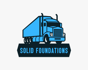 Military Truck - Trucking Freight Cargo Mover logo design
