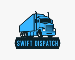 Trucking Freight Cargo Mover logo design