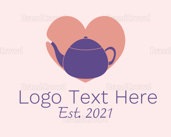 Violet Teapot Love Logo