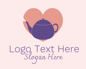 Violet Teapot Love Logo