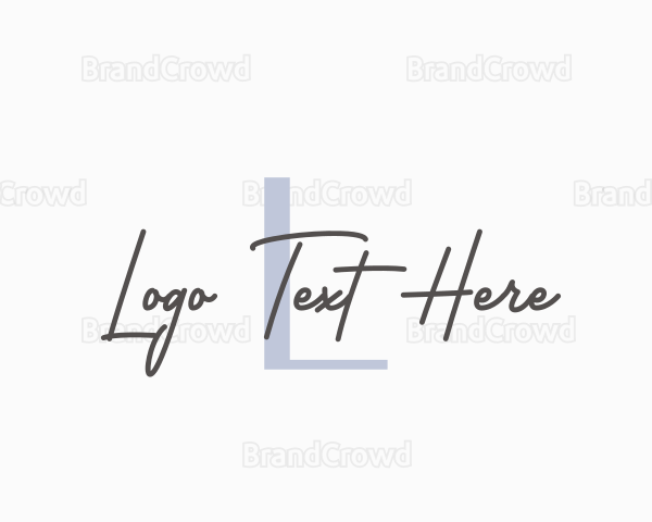 Stylish Feminine Beauty Logo