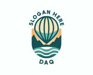 Hot Air Balloon Pin Logo