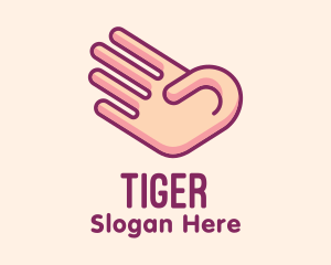 Community - Number 4 Hand Gesture logo design