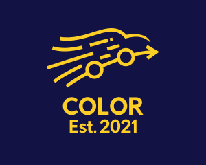 Car Wash - Golden Arrow Car logo design