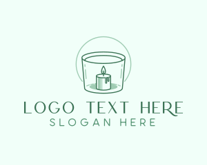 Candlelight - Candle Wax Spa logo design