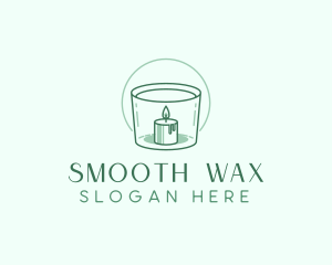 Candle Wax Spa logo design