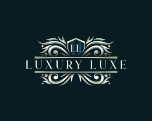 Premium Luxe Shield logo design