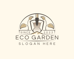 Shovel Plant Gardening logo design