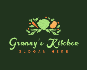 Cabbage Farm Vegan logo design